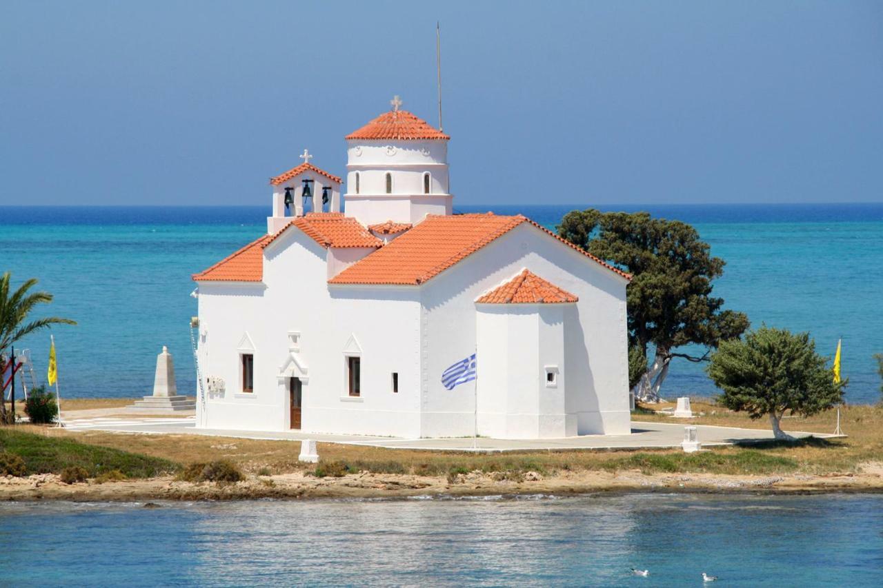 Elafonisos: Two Storey House On The Sea Front Exteriér fotografie